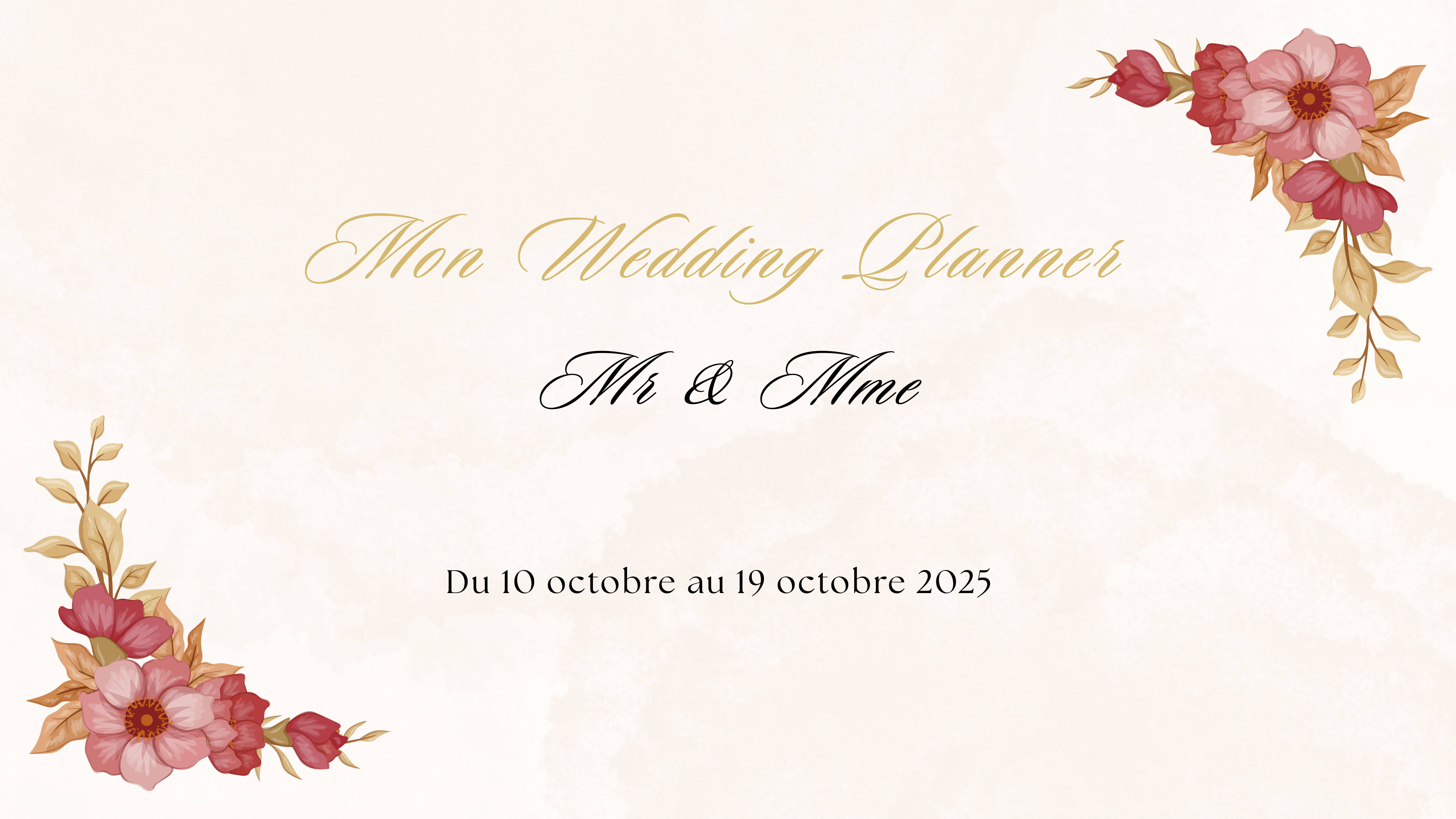 Wedding Planner Floral - aperçu